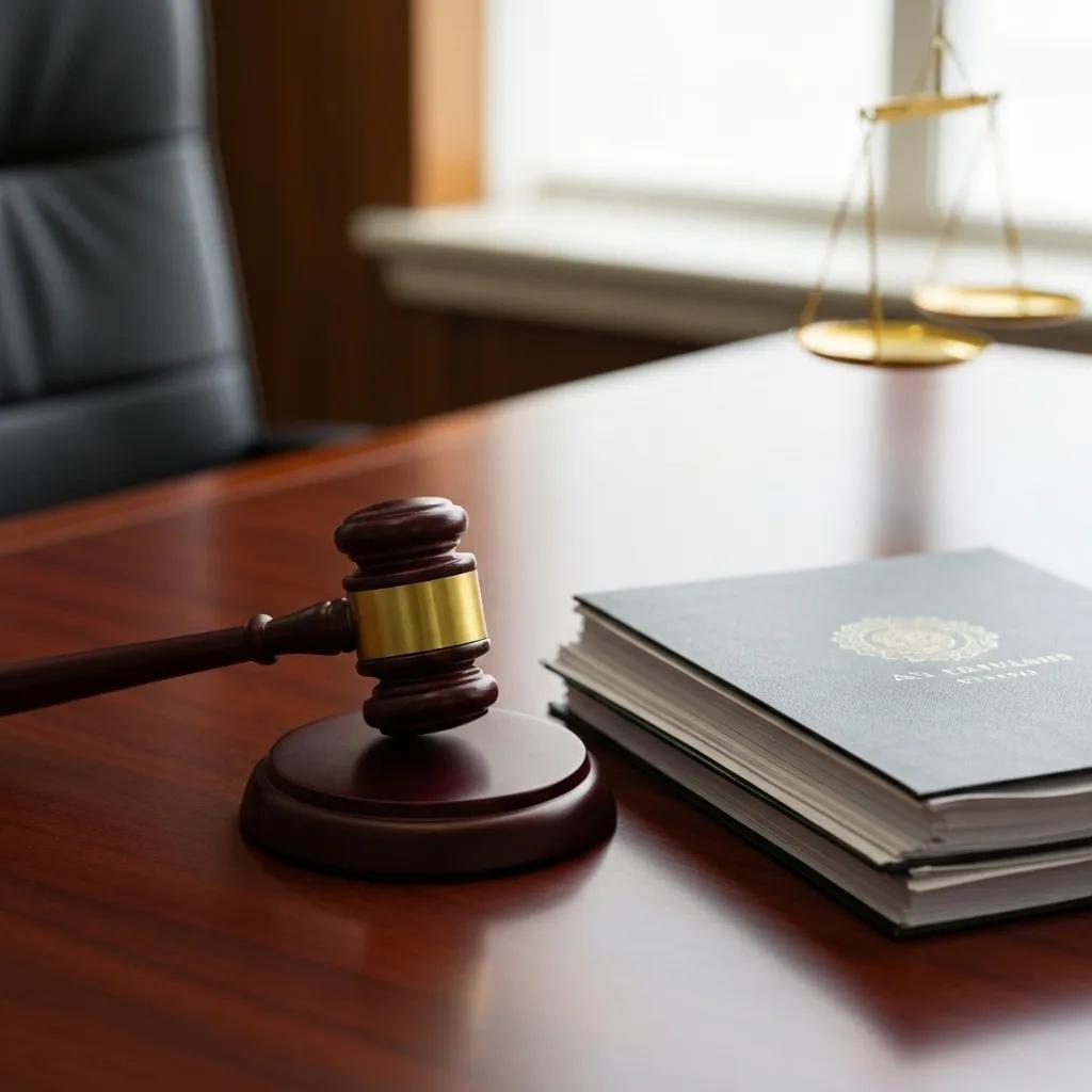 Gavel and legal documents representing the legal frameworks of AI liability